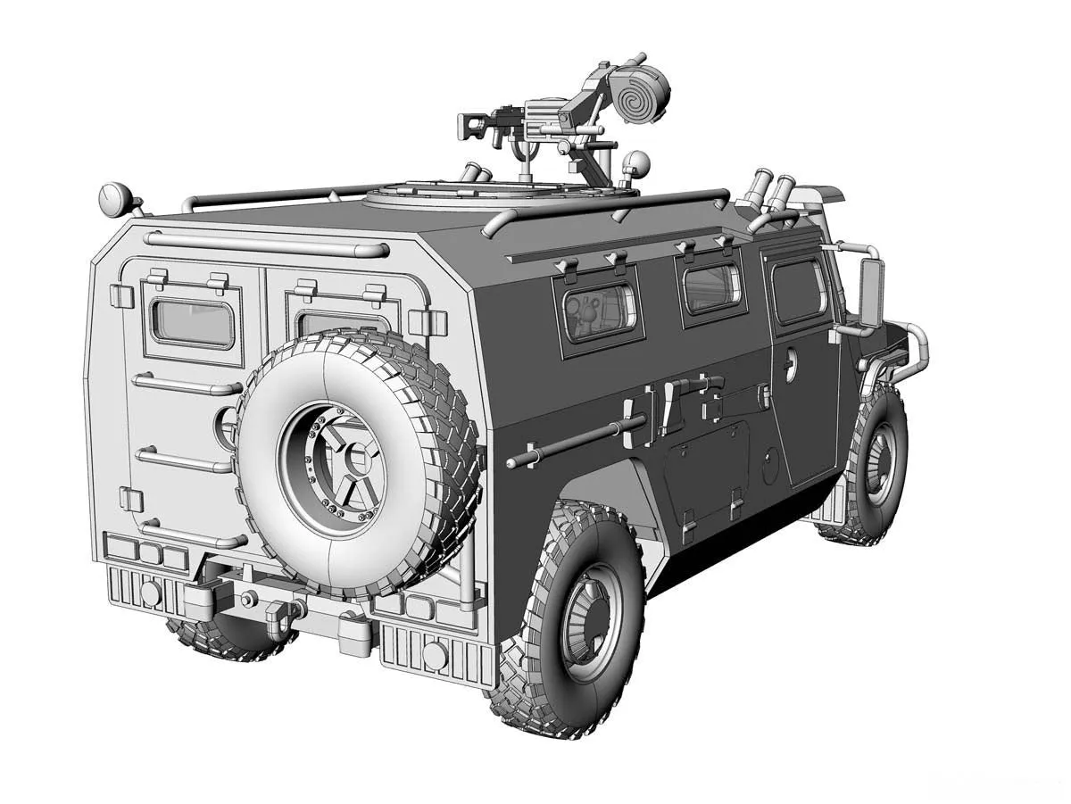 Ace Military 1/72 STS Tiger 233014 Armored Vehicle Kit
