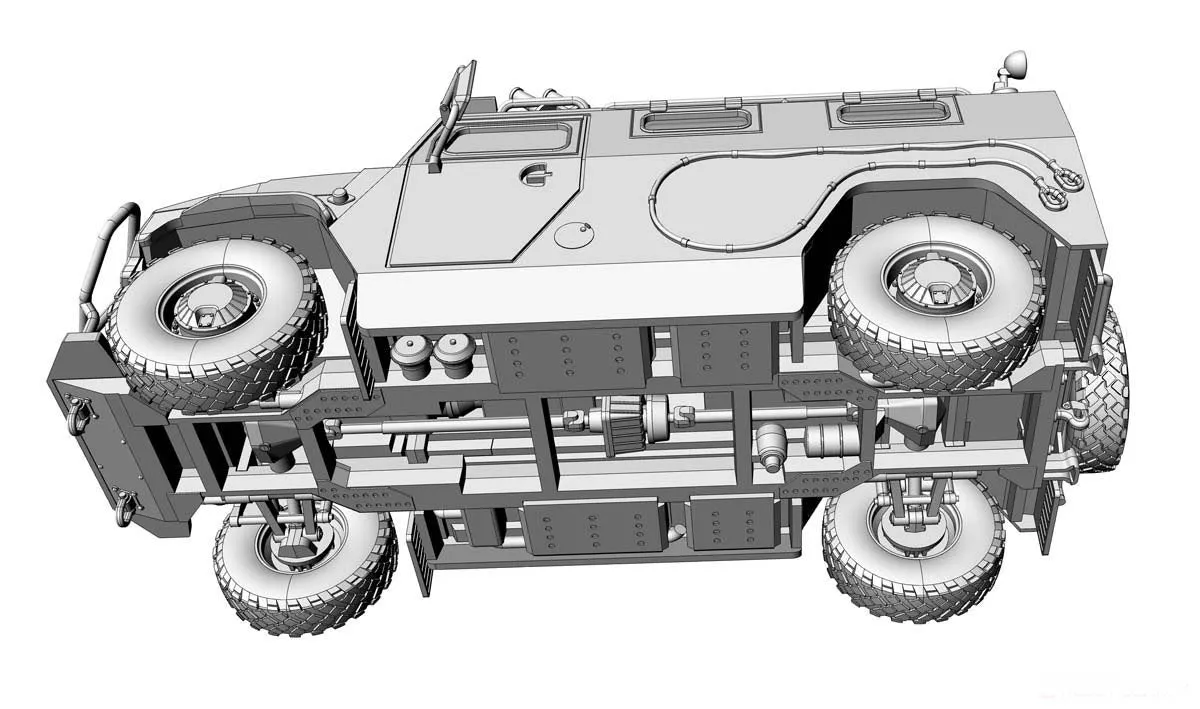 Ace Military 1/72 STS Tiger 233014 Armored Vehicle Kit