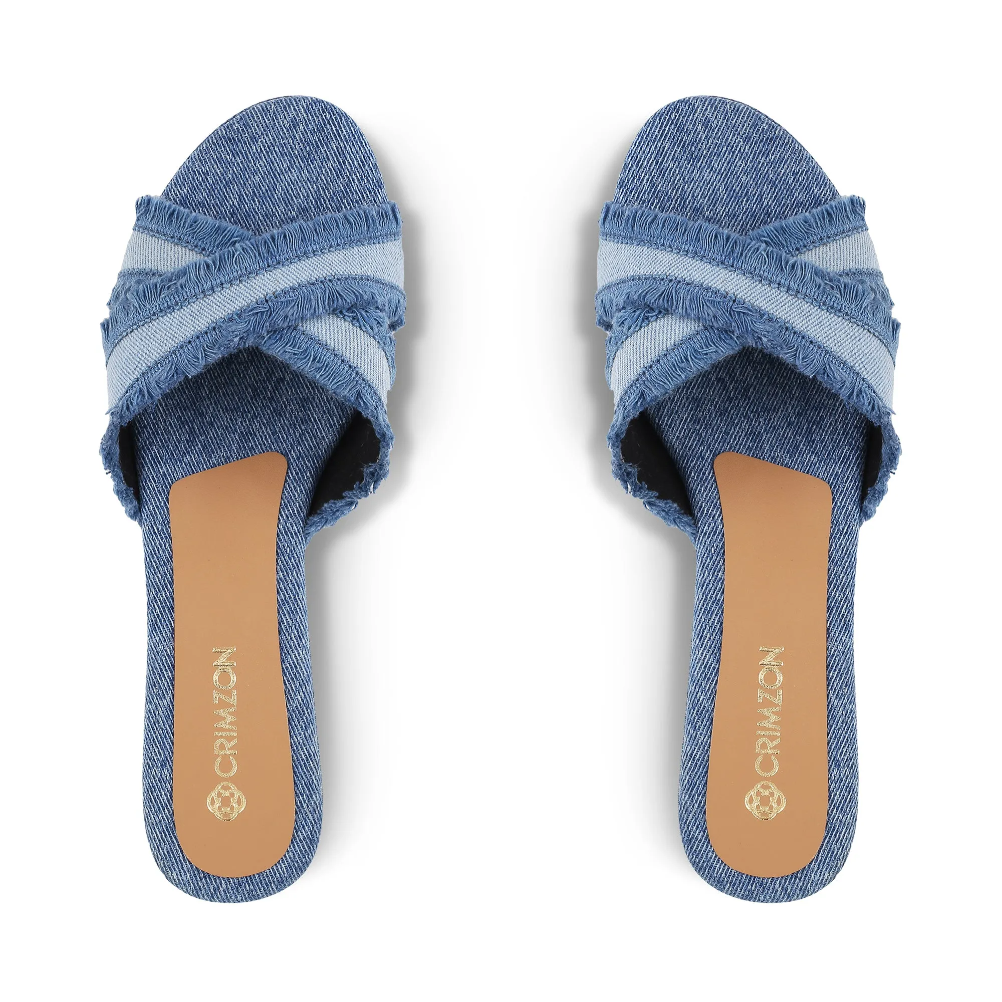 AIYANA- DENIM WEDGES