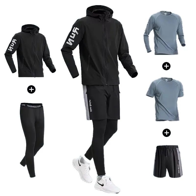 All-Season Windproof Quick-Dry 5-Piece Sports Set