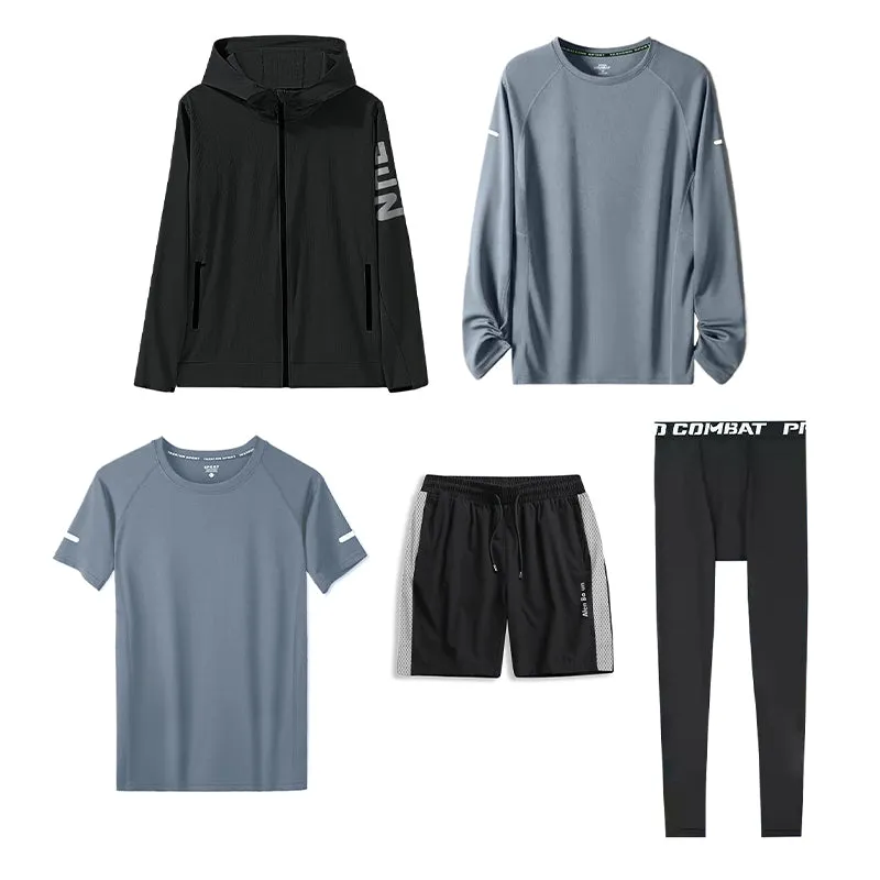 All-Season Windproof Quick-Dry 5-Piece Sports Set