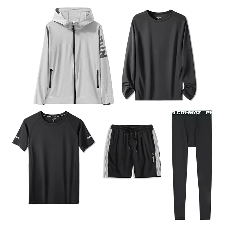 All-Season Windproof Quick-Dry 5-Piece Sports Set