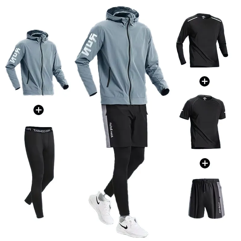 All-Season Windproof Quick-Dry 5-Piece Sports Set
