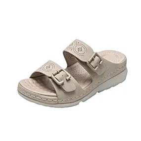 Cuzcare Women Orthopedic Sandals Breathable Lightweight Open Toe Anti Slip Fashion Sandal