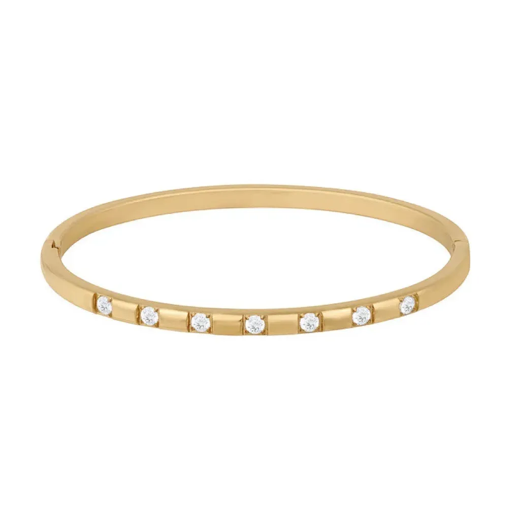 Fashion Punk Gold Color Bangles for Women Men Trendy Stainless Steel Metal Bracelets Bohemian Jewelry Accessories Gift Wholesale
