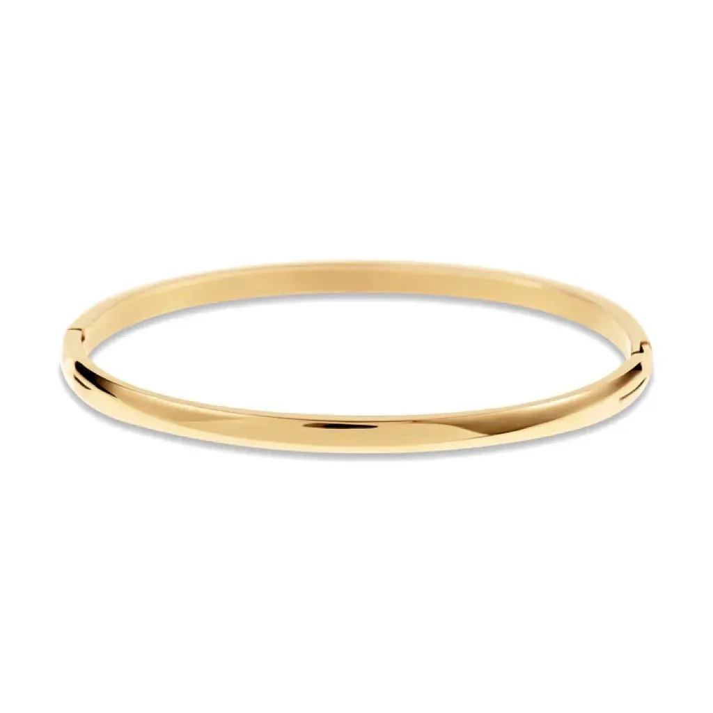 Fashion Punk Gold Color Bangles for Women Men Trendy Stainless Steel Metal Bracelets Bohemian Jewelry Accessories Gift Wholesale