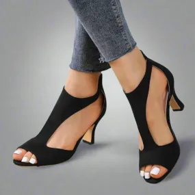 Heidrun | Elegant Comfort Sandals with Heel