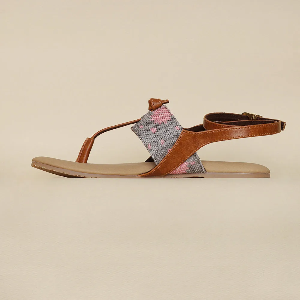Kadapa Garden T Strap Sandal