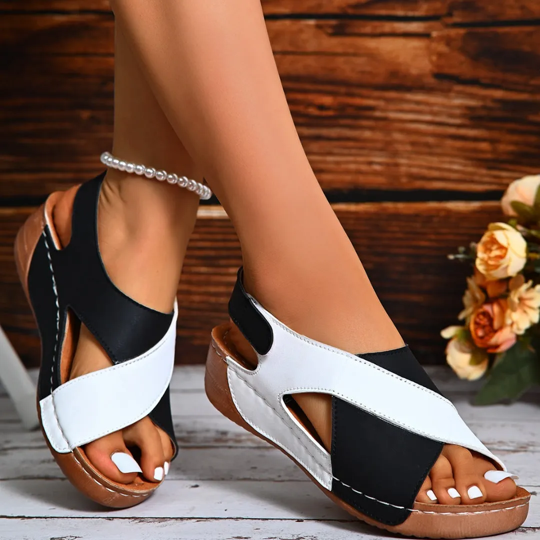 Last Day Promotion 50% OFF - Women's Ultra Comfortable Slope Heel Orthopaedic Sandals