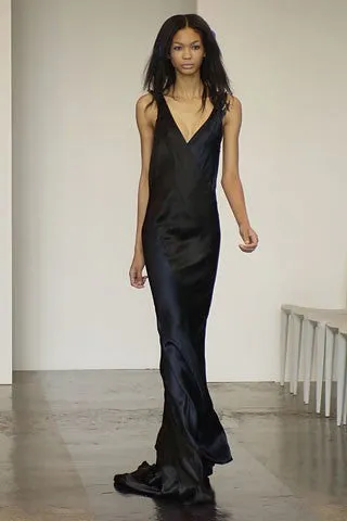Nina Ricci - Silver and Beige Long Gown with Feathers - FR 38