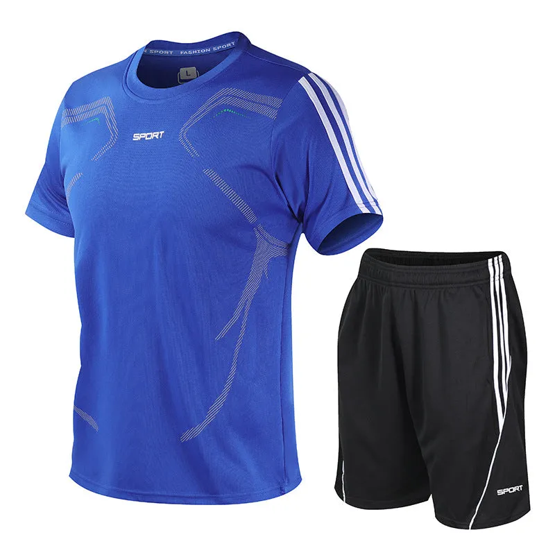 Premium Summer Ice Silk Men's 2-Piece Set