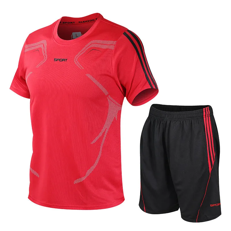 Premium Summer Ice Silk Men's 2-Piece Set