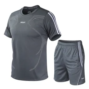 Premium Summer Ice Silk Men's 2-Piece Set