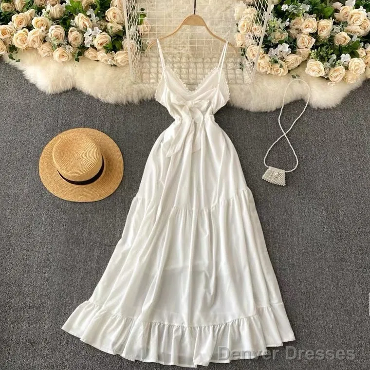 V-Neck, Sexy Backless,Resort Style, Halter Dress Prom Dresses