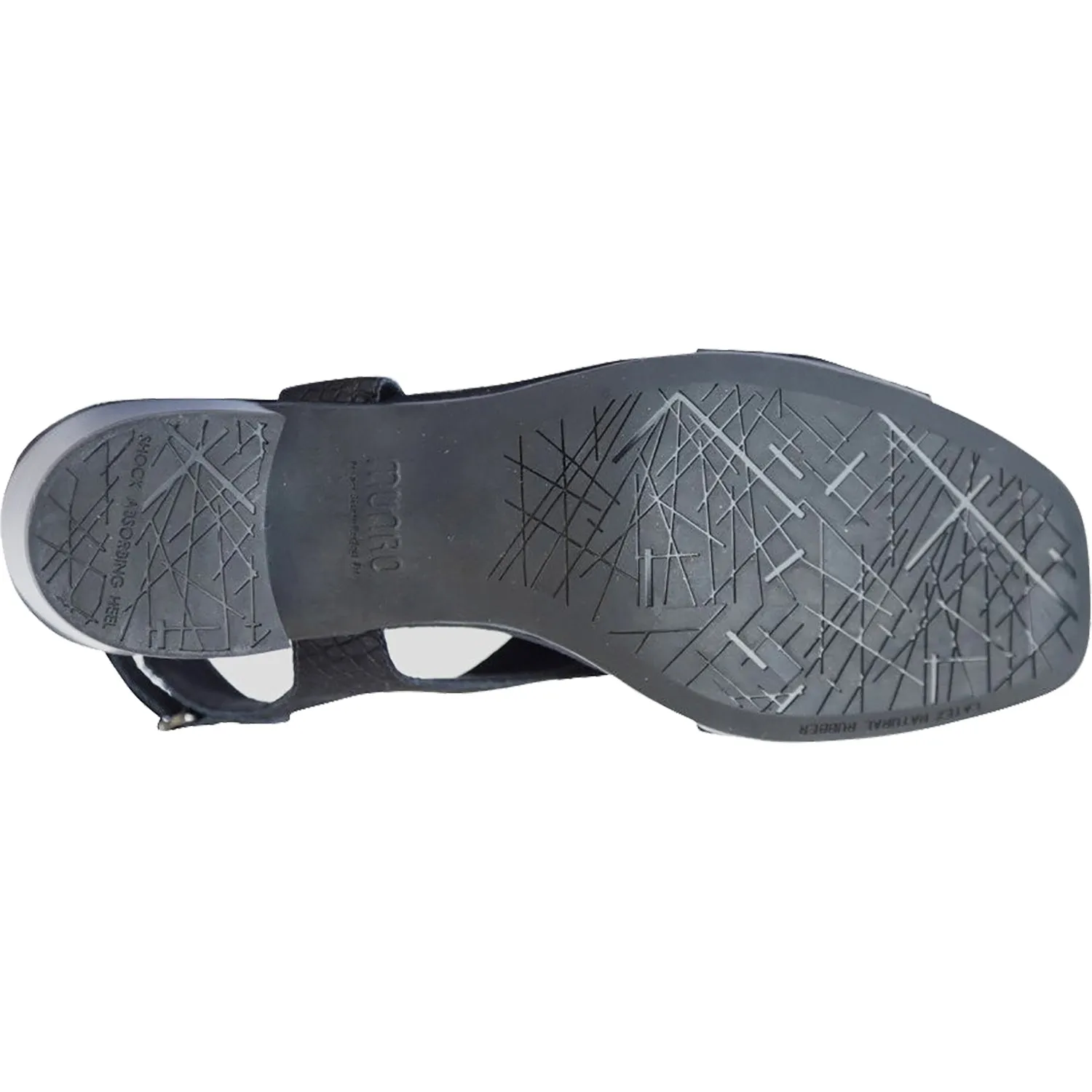Women's Munro Jenny Black Lizard Print Nubuck